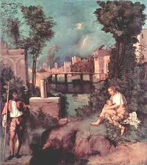 Tempesta Giorgione rinascimento