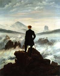 Viandante sul mare di nebbia di Friedrich Caspar David